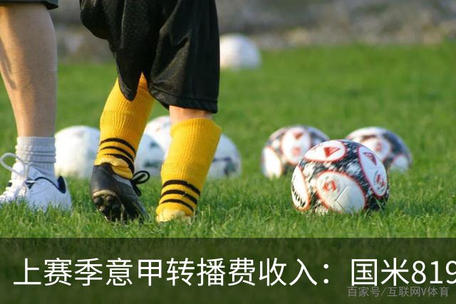 上赛季意甲转播费收入：国米8198万欧元最高，米兰第二尤文第五